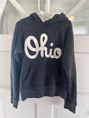 HOMAGE Black Heather Ohio Pullover Hoodie